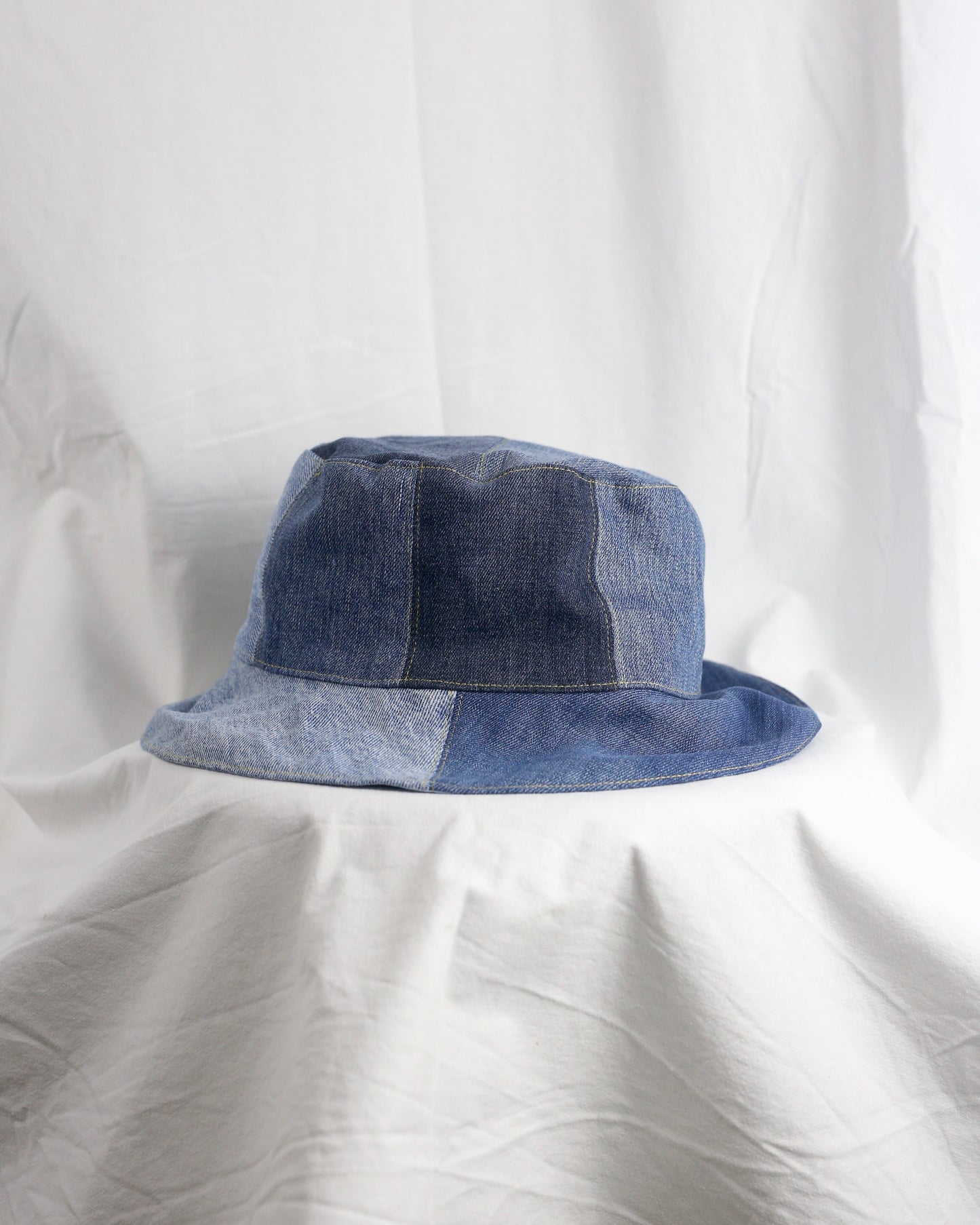 B3UPCYCLE: "TRY" PATCHWORK BUCKHAT