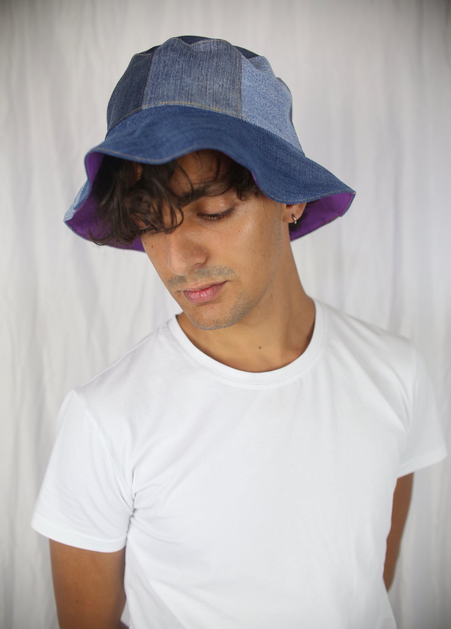 B3UPCYCLE: "TRY" PATCHWORK BUCKHAT