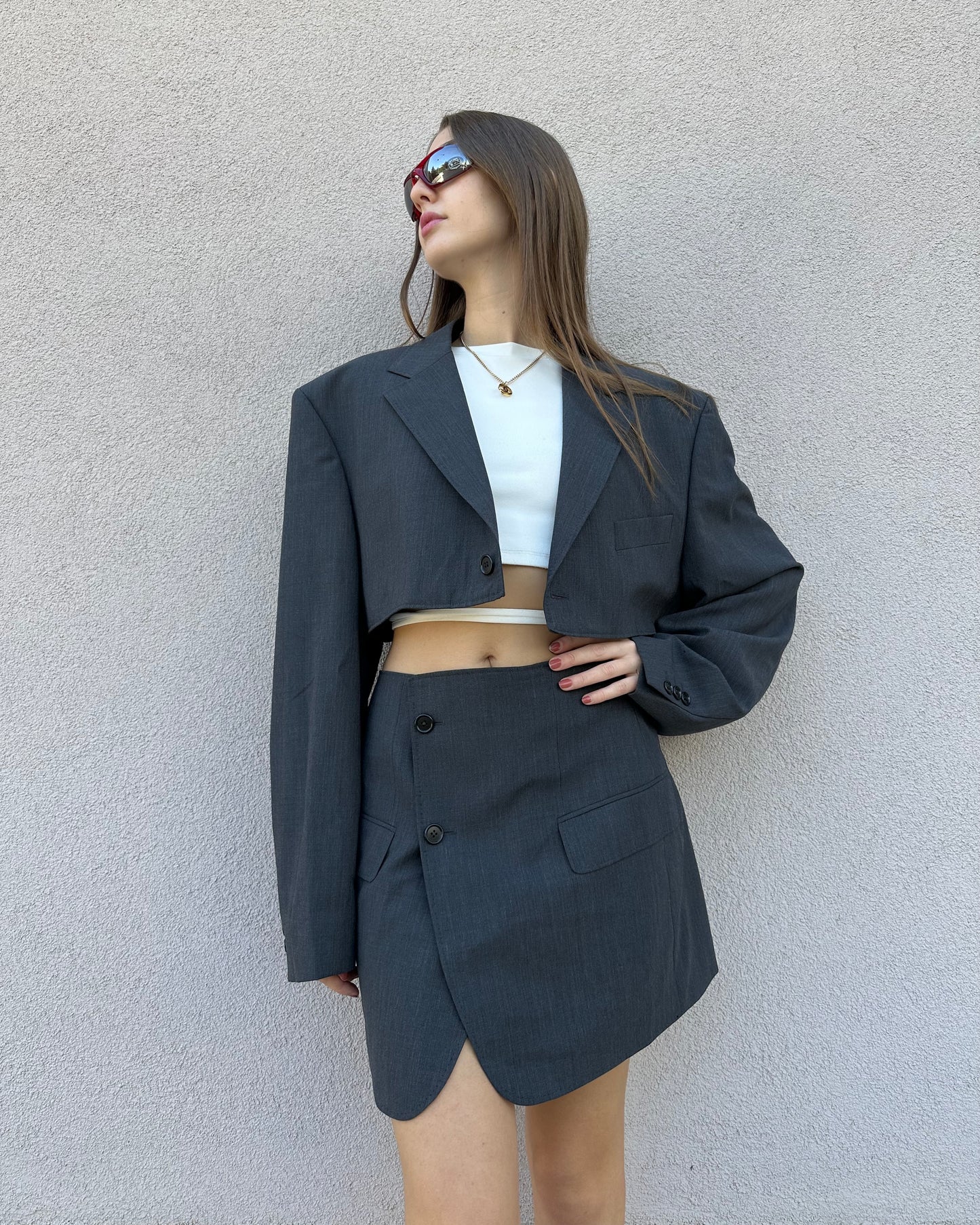 B3UPCYCLE: COMPLETO “FHTH” GRIGIO