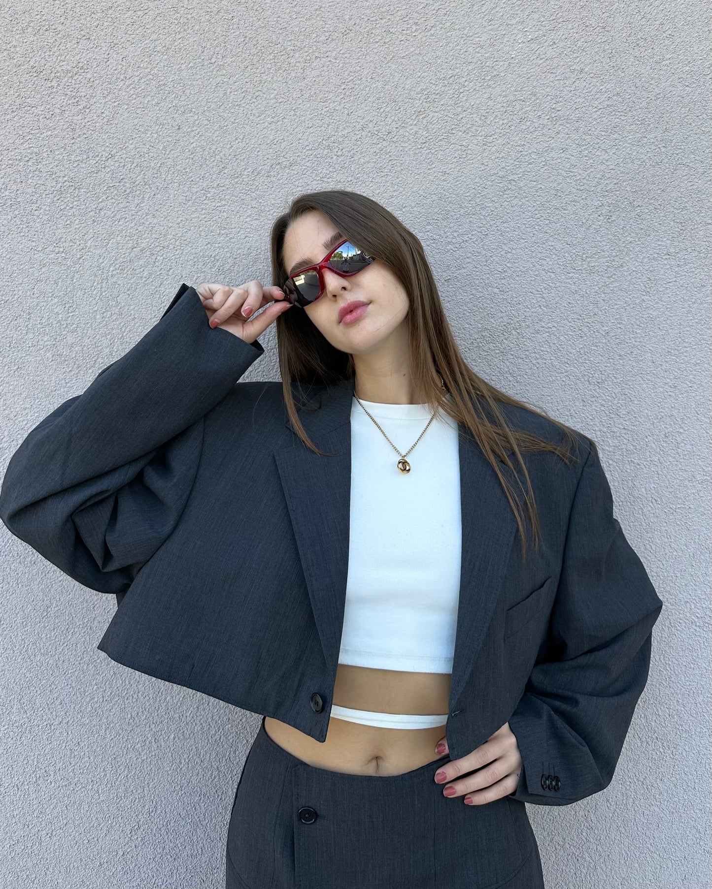 B3UPCYCLE: COMPLETO “FHTH” GRIGIO