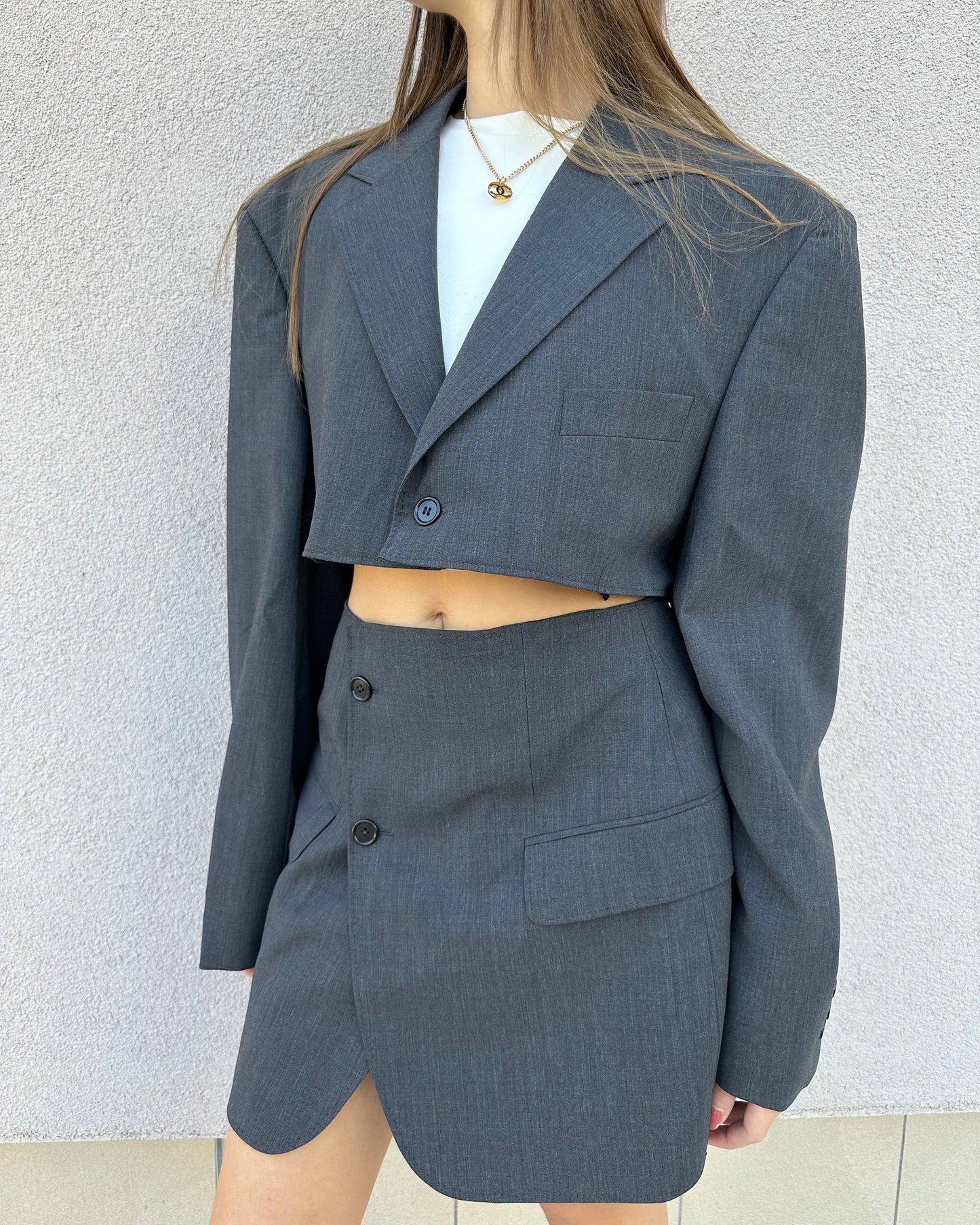 B3UPCYCLE: COMPLETO “FHTH” GRIGIO