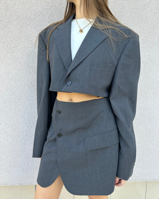 B3UPCYCLE: COMPLETO “FHTH” GRIGIO