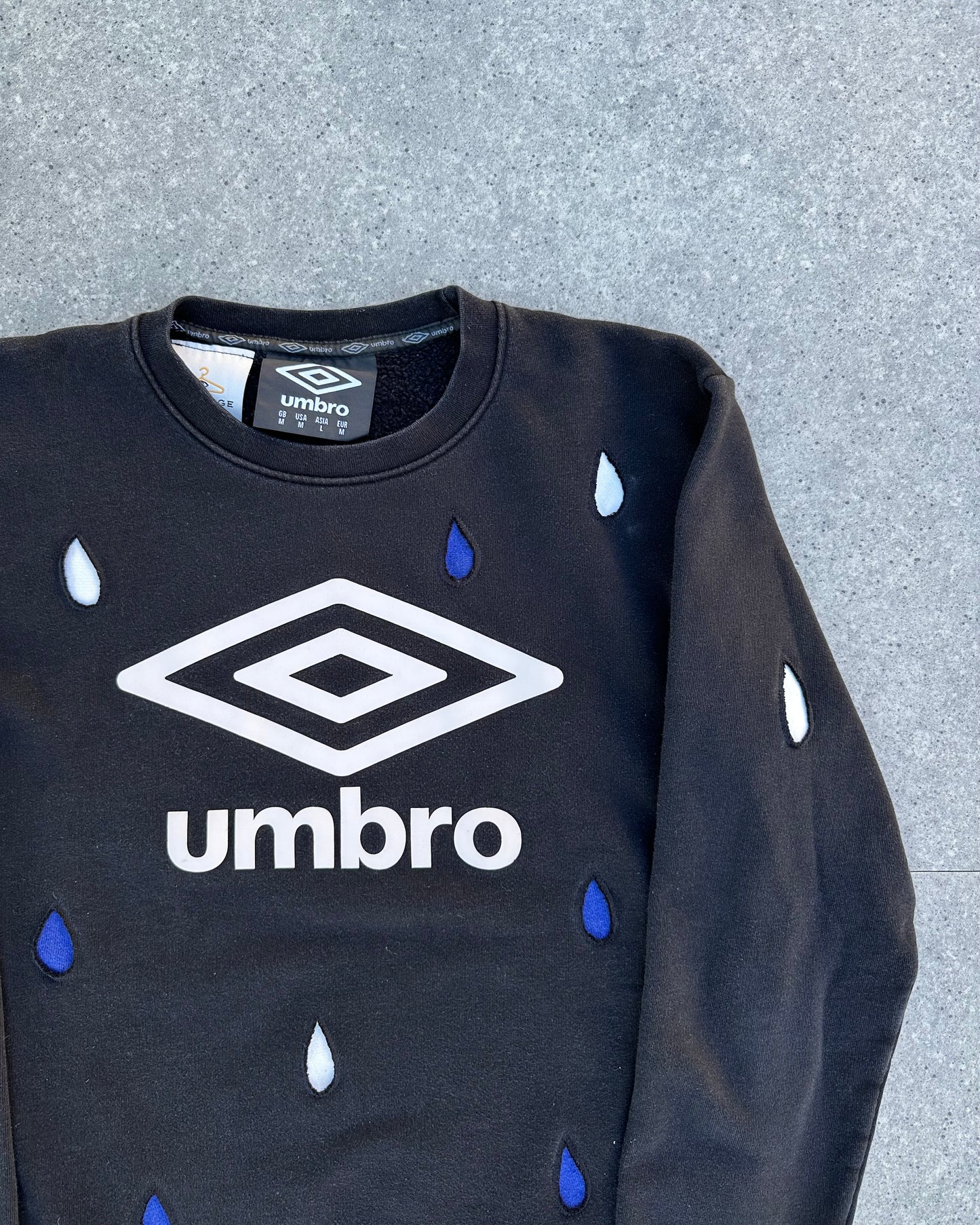 B3UPCYCLE: UMBRO "CRYING" SWEATSHIRT