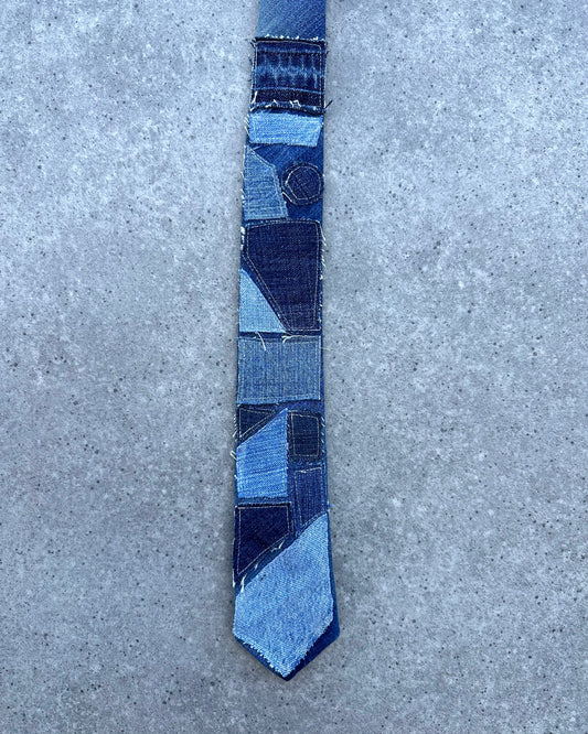 "THE DENIM PATCHWORK TIE"