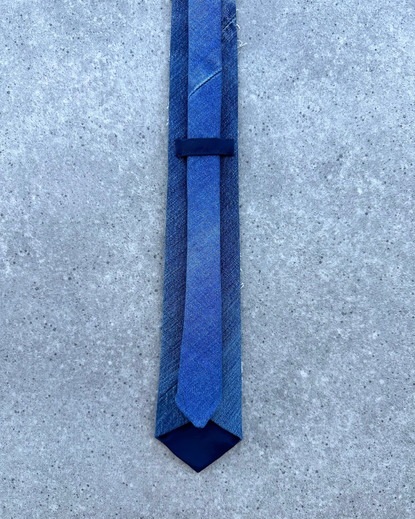 "THE DENIM PATCHWORK TIE"